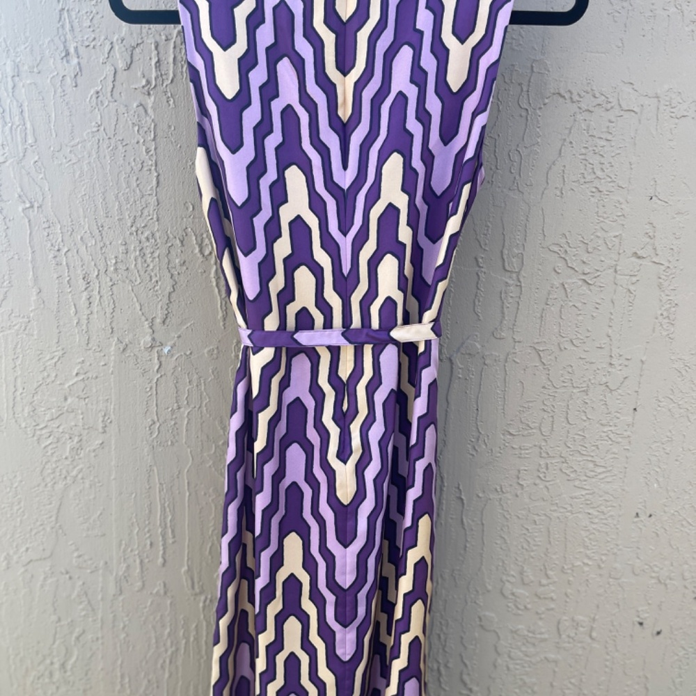 Tory burch Linda dress, Shirtdress, No Sleeve, A-Line, Drawstring, Women Size 2 - Picture 5 of 11
